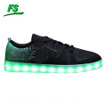 2016 flyknit led luces zapatillas de skate, flyknit zapatos de skate, led zapatos de skate para hombres